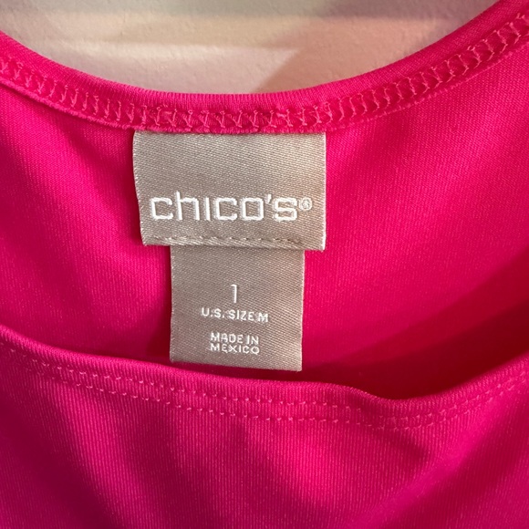 Chico's Vibrant Pink Tank Top - Picture 4 of 4